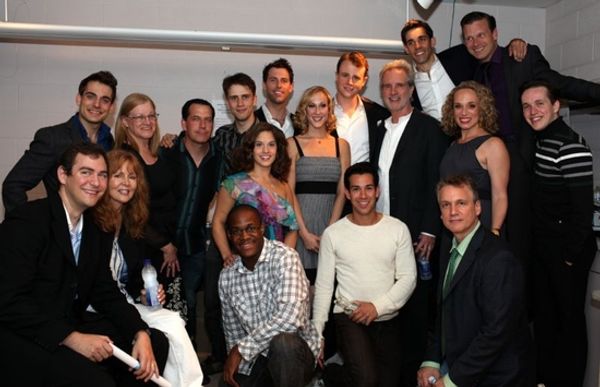 The Toronto Cast of Jersey Boys Celebrates: Back Row, from L to R: West Hyler, Judy P Photo
